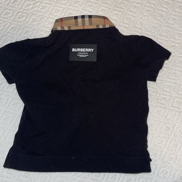 Burberry Baby Boy Polo T-Shirt - Picture 3 of 3